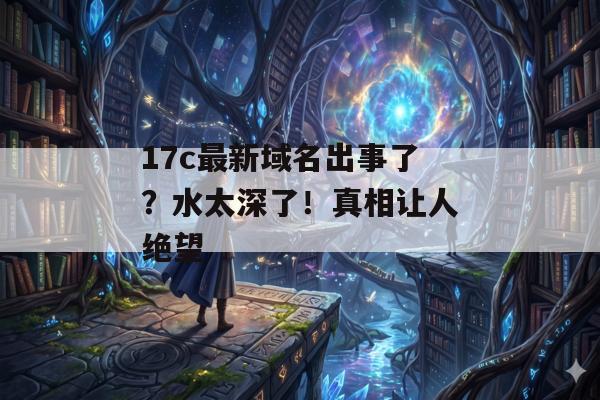17c最新域名出事了?水太深了!真相让人绝望
